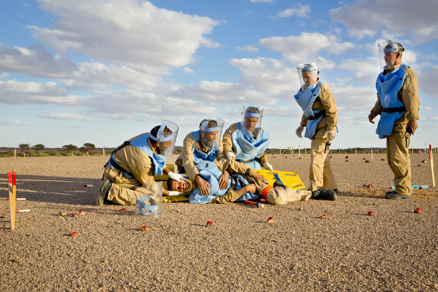 Battlefield emergency first aid training in Somalia - SafeLane UK UXO